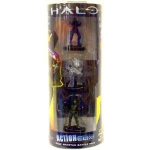  Halo ActionClix Trading Miniature Figure Game Blue Spartan 
