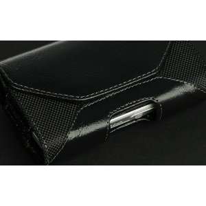   New Stylish Black Horizontal Pouch Case for Sony Ericsson Xperia X10