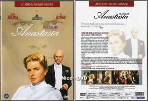 Anastasia (1956) DVD, NEW Ingrid Bergman, Yul Brynner  