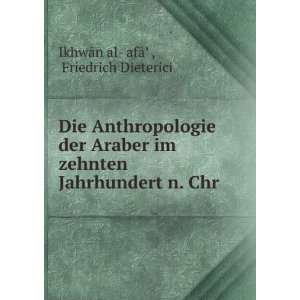  Die Anthropologie der Araber im zehnten Jahrhundert n. Chr 