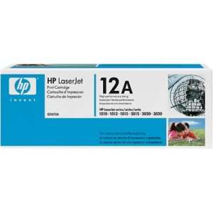 Genuine HP 12A (Q2612A) Toner Cartridge 012502612346  