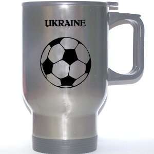  Ukrainian Soccer Stainless Steel Mug   Ukraine Everything 