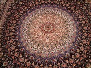 rugs Persian Tabriz carpets 12x9 DOME SHAPE GONBAD FINE  