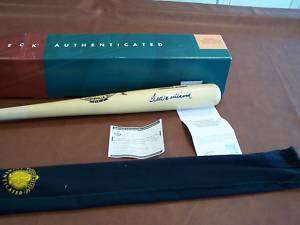 TED WILLIAMS SIGNED AUTO BOSTON RED SOX BAT UPPER DECK  