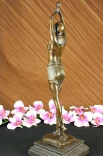 Chiparus Egyptian Dancer Art Deco Bronze Figurine LARGE Vintage 