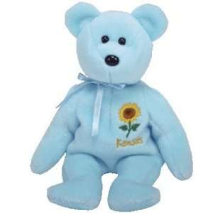   Beanie Baby   KANSAS SUNFLOWER the Bear (Show Exclusive) Toys & Games