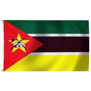  Mozambique Flag 6X10 Foot Nylon Patio, Lawn & Garden