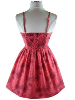 50s Style CORAL Floral BOW FEELING SOCIAL PINUP Dress  
