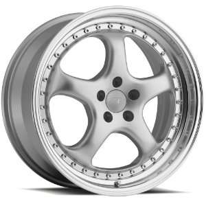  18x9.5 Privat Kup (Silver w/ Machined Lip) Wheels/Rims 