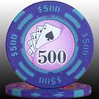 100pcs 14g Yin Yang Casino Table Poker Chips $25  