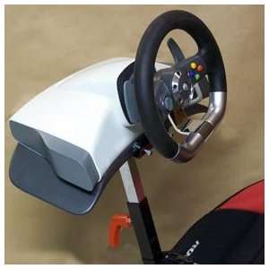 Microsoft Xbox 360 Wireless Steering Wheel Seat Accesssory Mounting 