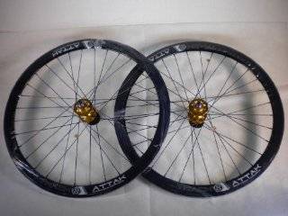  Origin8 42mm 700c NMSW Wheelset Black/Gold/Black Explore 