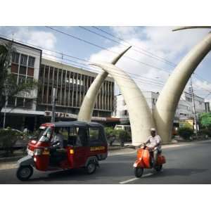 Elephant Tusk Arches, Mombasa, Kenya, East Africa, Africa Photographic 