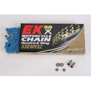 EK Chain 530 MVX Quadra X Ring Chain   120 Links   Purple 530MVXZ 120 