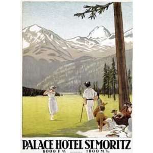     Palace Hotel St. Moritz Giclee on acid free paper