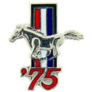  Mustang 75 Logo Pin 1 Arts, Crafts & Sewing