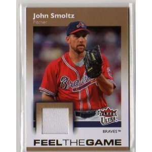  2007 Ultra John Smoltz Feel the Game Game Used Jersey 