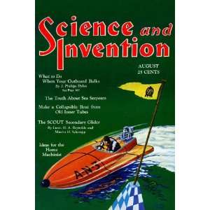  Science and Invention The Scout Secondary Glider 12x18 