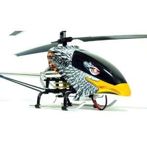   Remote Control 26 Electric Falcon Heli with Metal Ski Toys & Games