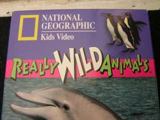 This auction is for a very good used VHS tape of Really Wild Animals 