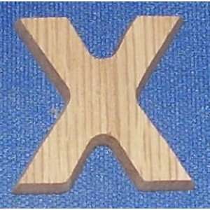  1 inch wood letter X