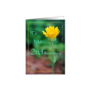  2nd Year Anniversary 12 Step Addiction Recovery Yellow 