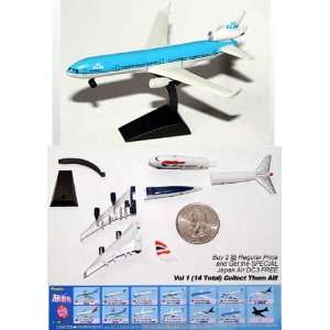 KLM Royal Dutch Airlines Micro Airliners MD 11 Snap Together Model 