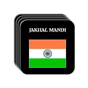  India   JAKHAL MANDI Set of 4 Mini Mousepad Coasters 