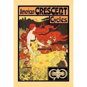  Vintage Art American Crescent Cycles   00660 9