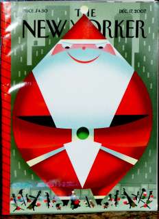 New Yorker Magazine Santa Staake December 2007  