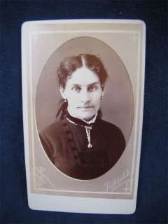 Antique Cabinet Photo Woman Richfield Springs New York  