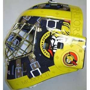   Ottawa Senators Franklin Goalie Full Size NHL Hockey Mask Sports