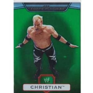  2010 Topps Platinum WWE Green #5 Christian /499 