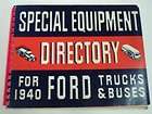 Ford 1940 Special Equipment for Truck, Bus Dealer Album