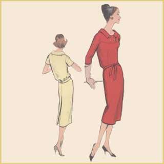 Vintage Sewing Pattern VOGUE 9376 Dress 1950s Size 14  