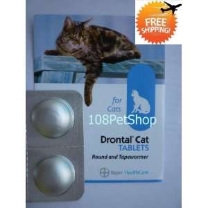  2 Tablets Drontal Cat Worming. Exp.04 2016.  