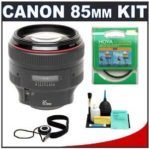 Canon EF 85mm f/1.2L II USM Lens + UV Haze Filter 