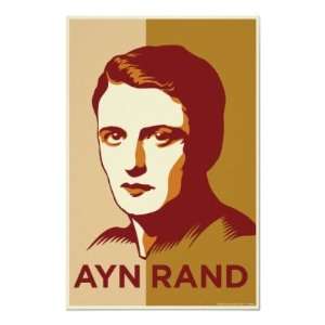  Ayn Rand Poster