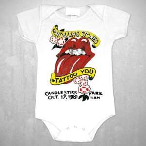  THE ROLLING STONES TATTOO YOU INFANT ONE PIECE BODYSUIT 