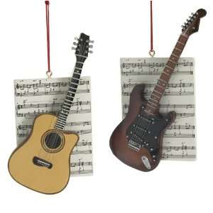   with Sheet Music Electric and Acoustic Set of 2