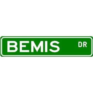  BEMIS Street Name Sign ~ Family Lastname Sign ~ Gameroom 