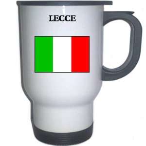  Italy (Italia)   LECCE White Stainless Steel Mug 