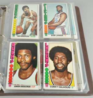 1976 77 Topps Basketball HIGH GRADE SET 144 Cards ERVING MARAVICH 