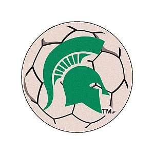  Michigan State University Soccer Ball Rug 