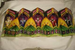   Morphin Power Rangers Set of 8 5 Triangle Box Set 1993 Sealed NIB