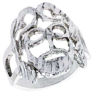   & Engagement Ring Jesus Face Band For Women ( Size 6 to 9) Size 8