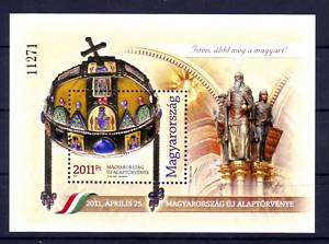 HUNGARY   2011. New Hungarian Constitution S/S   MNH  