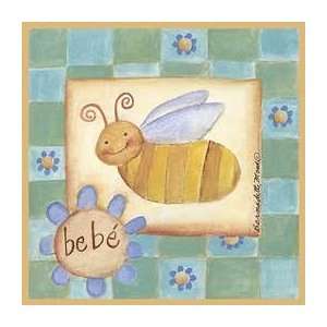    Bee   Artist Bernadette Mood  Poster Size 8 X 8