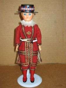 Vintage Yeoman Warder Celluloid Doll England Beefeater  