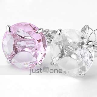 Diamond/Crystal Ring Key Chain Wedding Party Gift Set  